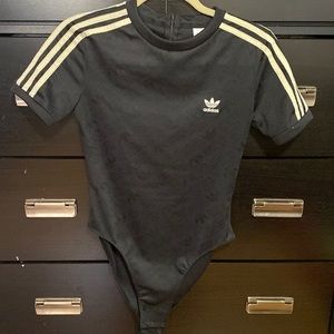 Black Adidas body suit